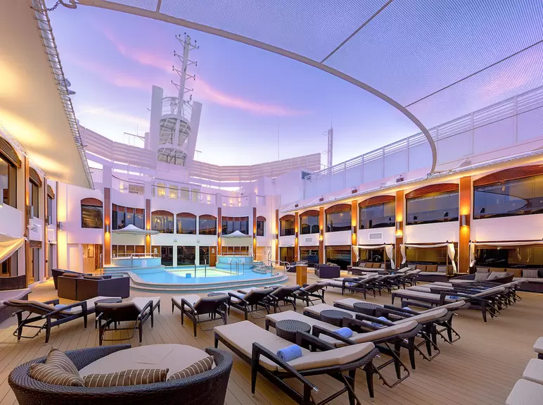 luxury cruises singapore - Norwegian Cruise Line - The Haven private pool deck