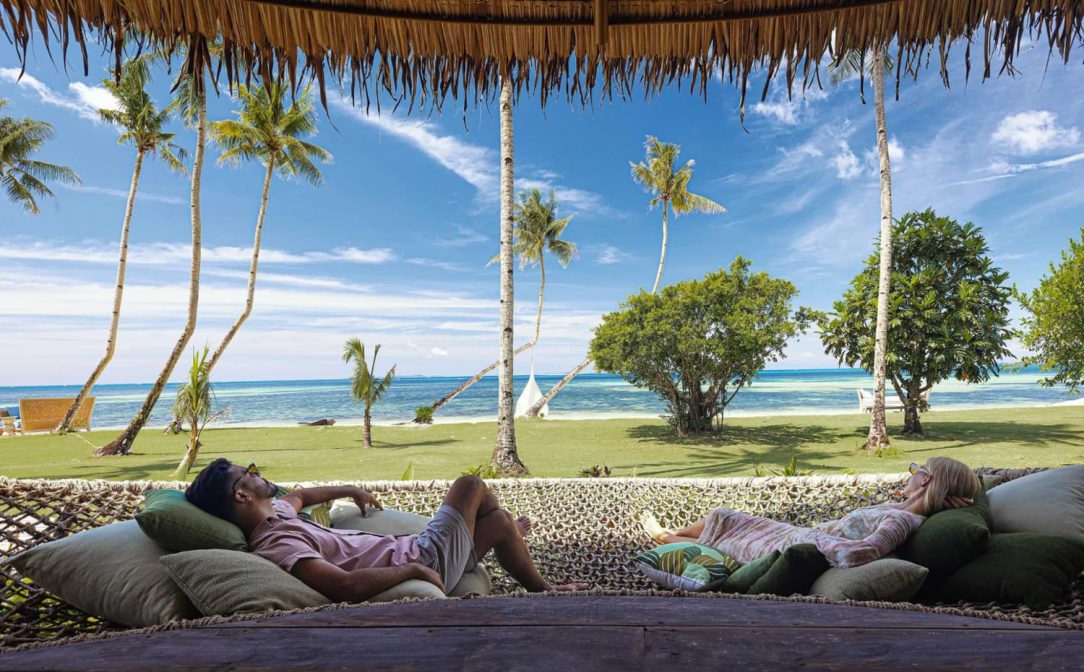All-inclusive resorts in Southeast Asia - Nay Palad Hideaway beach lounge