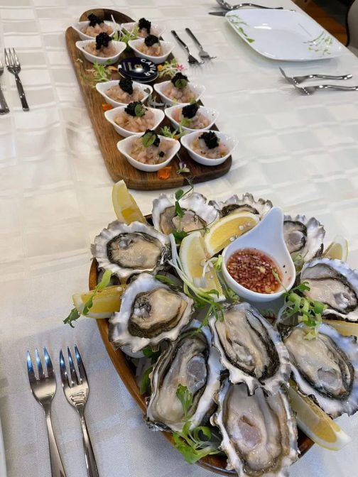 Pearl Coast - oyster tasting dinner cruise