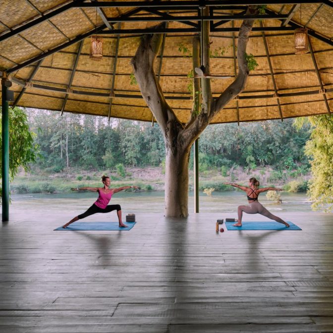 Luxury wellness retreats southeast asia The Namkhan yoga