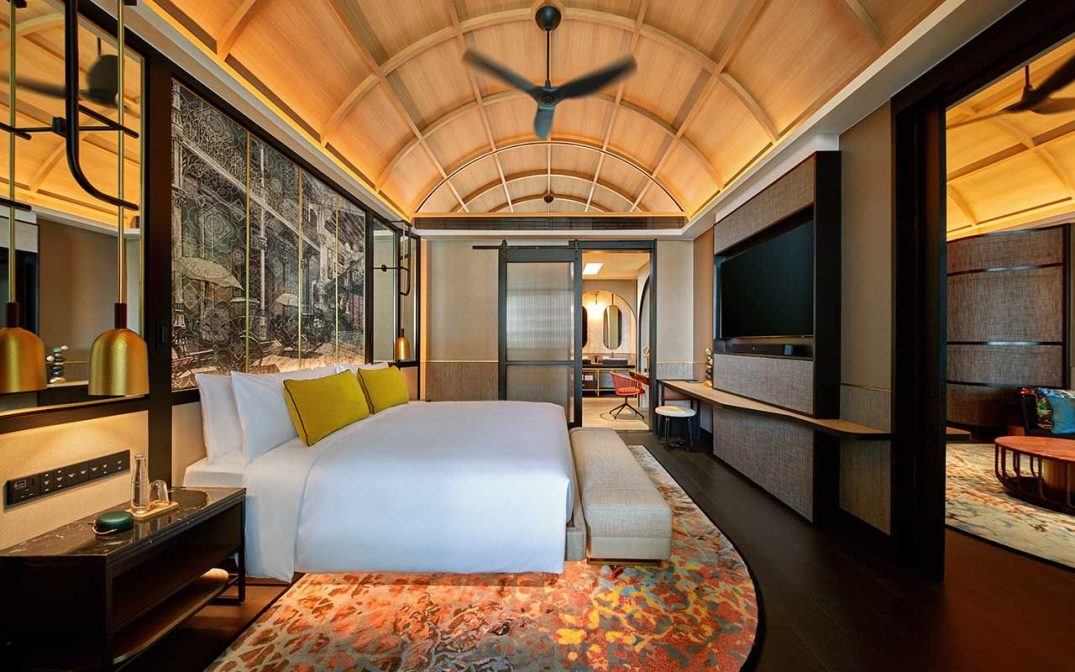 Artyzen Singapore penthouse suite bedroom