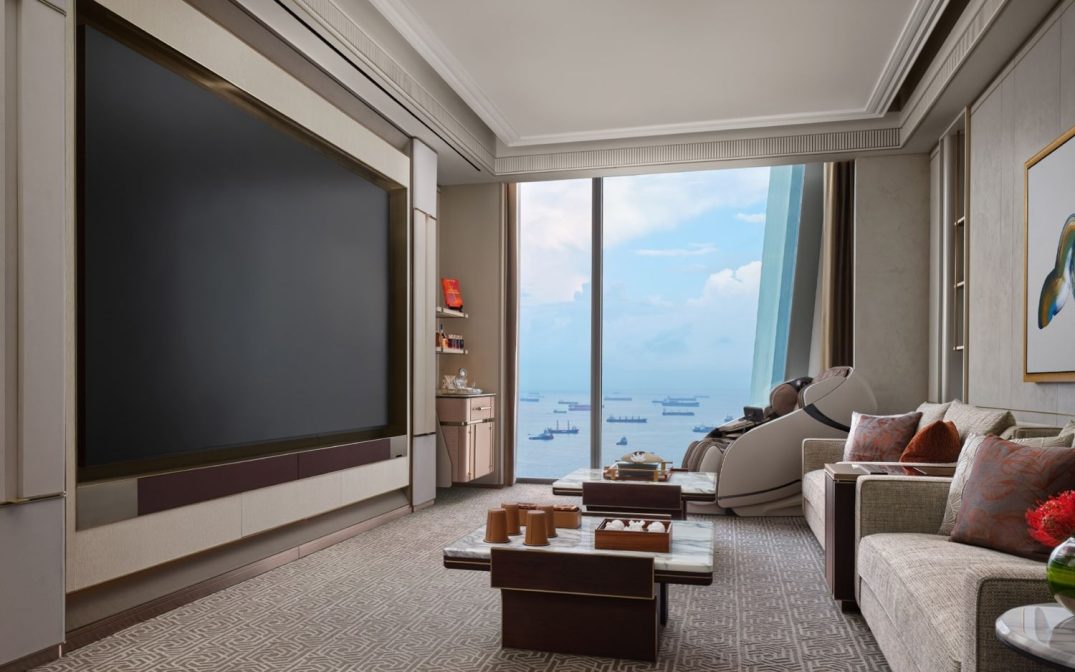 Marina Bay Sands Singapore penthouse suite theatre