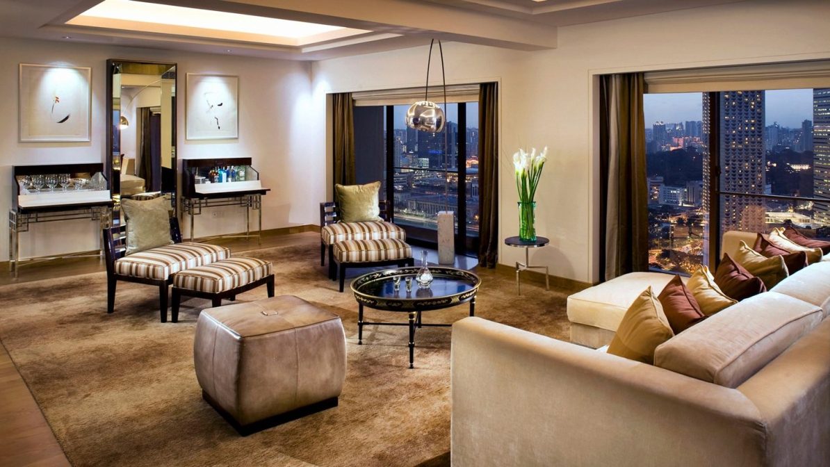 hotel penthouse suites singapore Pan Pacific Singapore suite