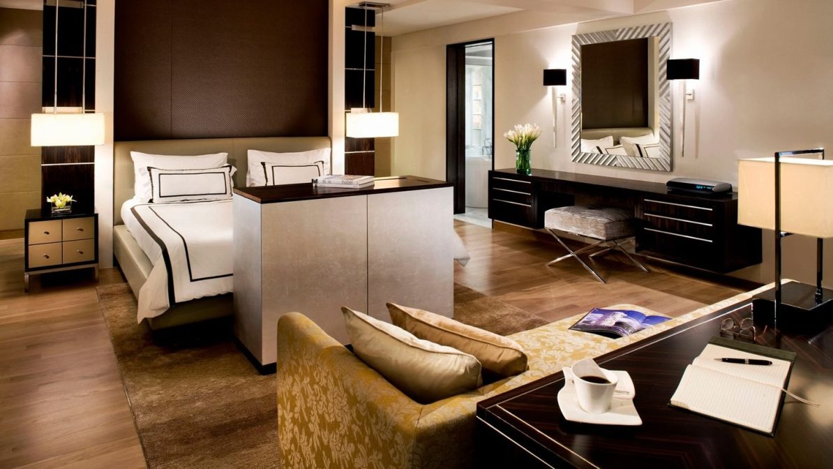 Pan Pacific Singapore penthouse suite bedroom
