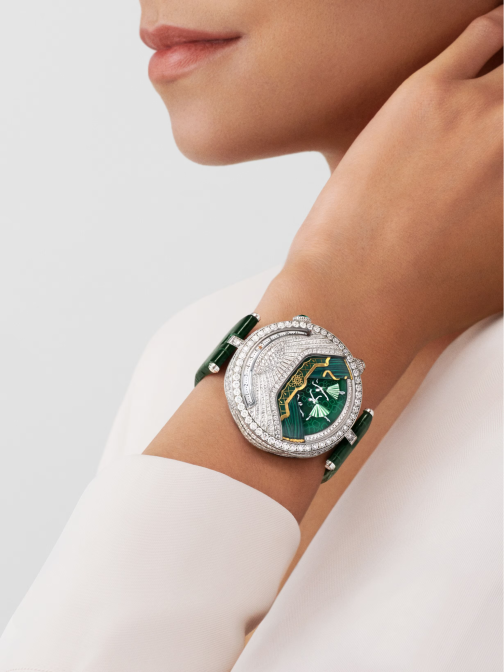 Lady Arpels Ballerine Musicale Emeraude watch Van Cleef & Arpels