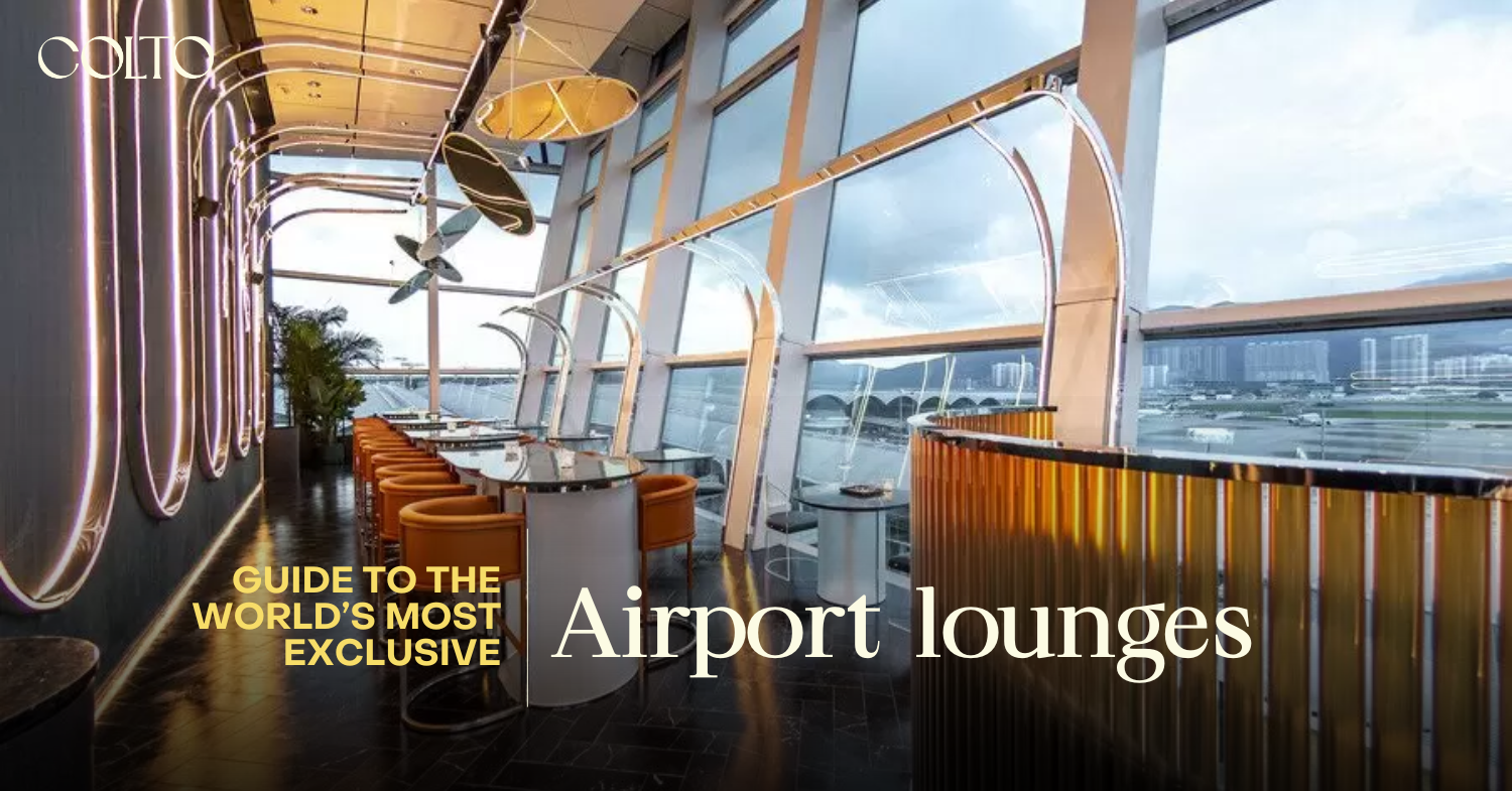 Pamper yourself pre-flight at the world’s most exclusive airport lounges