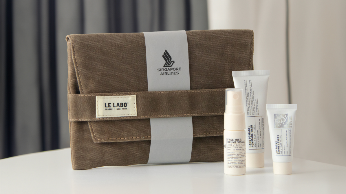 Singapore Airlines x Le Labo: exclusive amenity kits debut on business class flights
