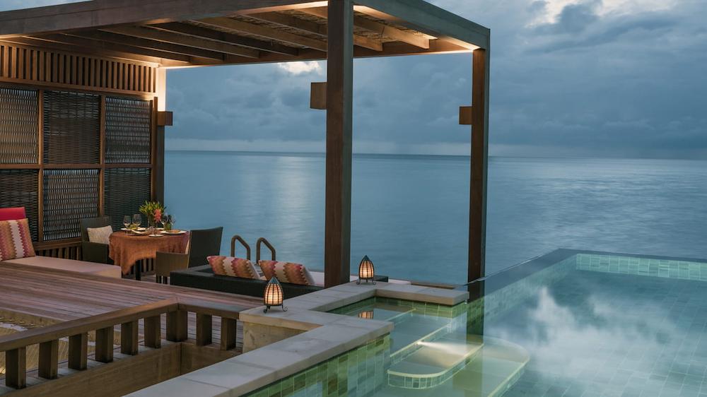 beautiful infinity pools - four seasons resort maldives private pool 2