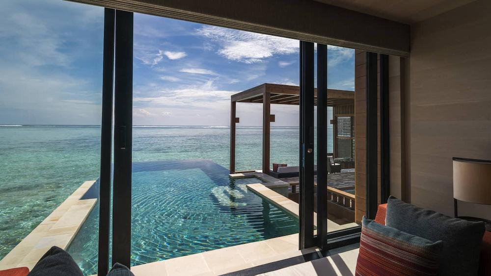 beautiful infinity pools - four seasons resort maldives private pool