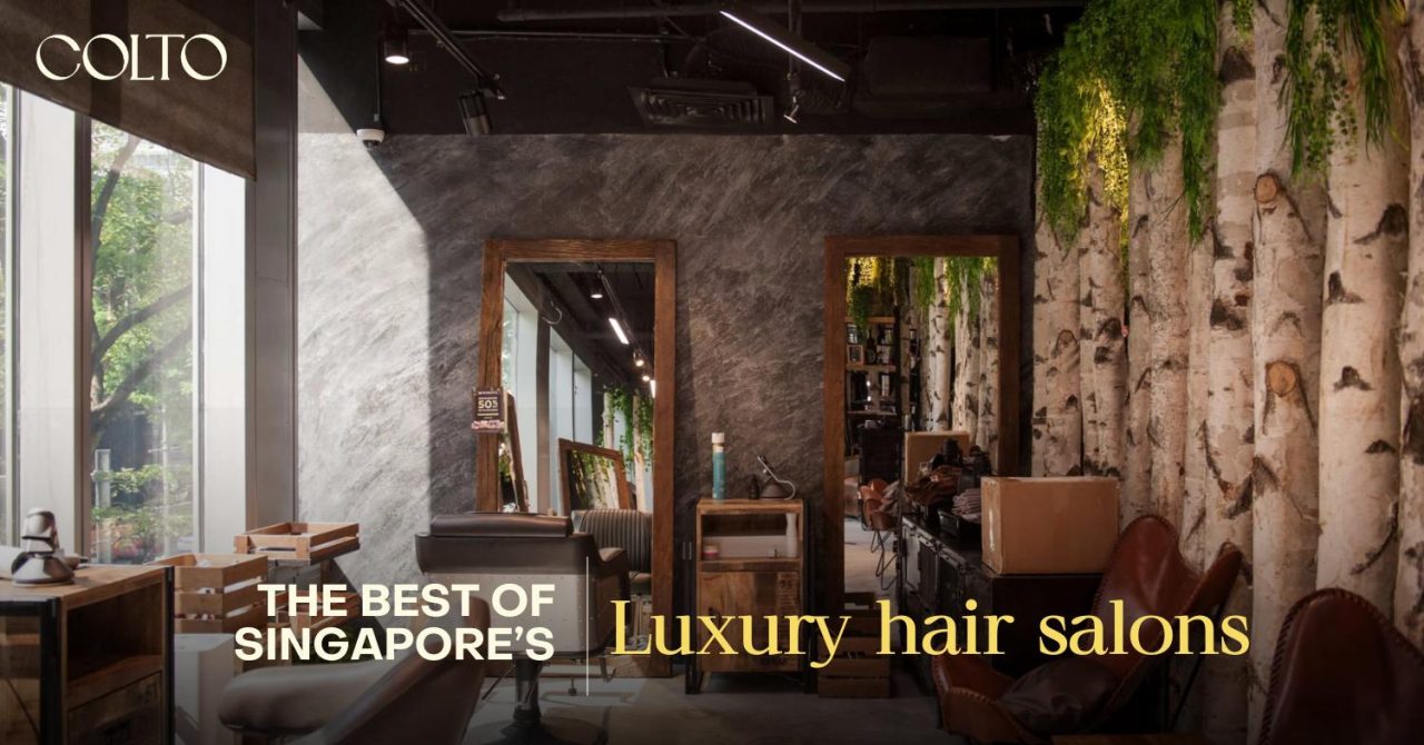 luxury hair salons in Singapore cover